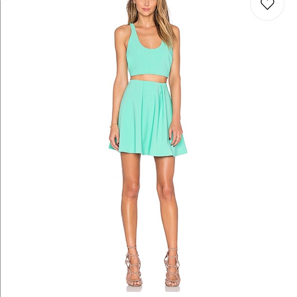 NEW • Likely • Hester Mini Skater Skirt Pistachio - Picture 1 of 7